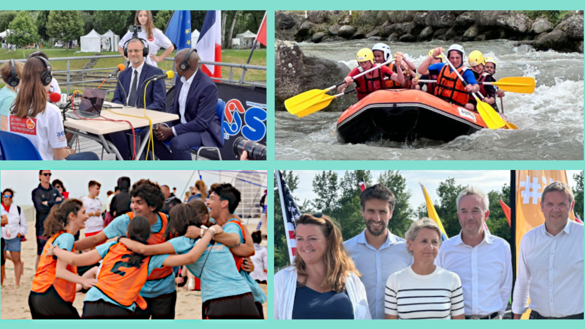 Du 12 au 17 juin 2023, se sont tenus les 12e Jeux internationaux de la jeunesse, événement emblématique de l'AEFE et de l'UNSS, qui partagent la même vision de l'éducation par le sport. Une vision saluée et soutenue par des visiteurs de marque comme Tony Estanguet, président du comité d'organisation des Jeux olympiques et paralympiques Paris 2024.