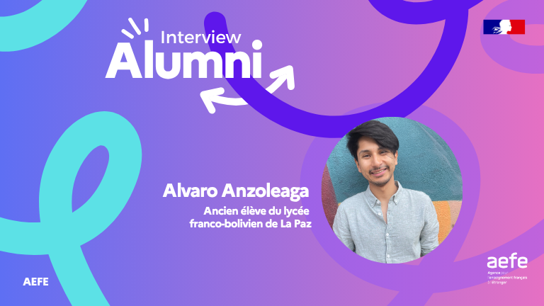 Portrait d'Alvaro Anzoleaga Grandi, ancien élève du lycée français de La Paz